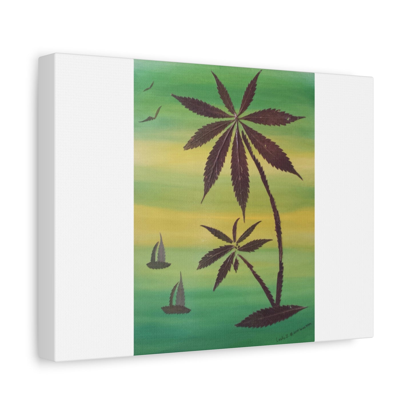 Matte Canvas, Stretched, 1.25" - Island High LeafyZ ART Est. 2014