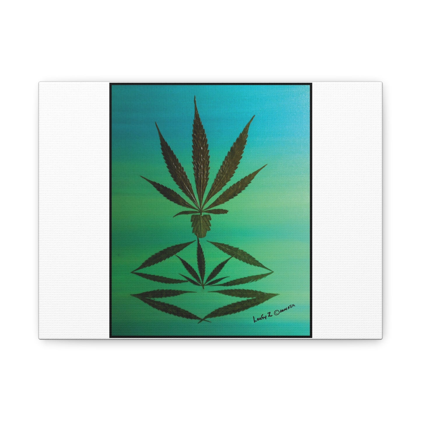 Matte Canvas, Stretched, 1.25" - Medicine Man LeafyZ Art Est. 2014