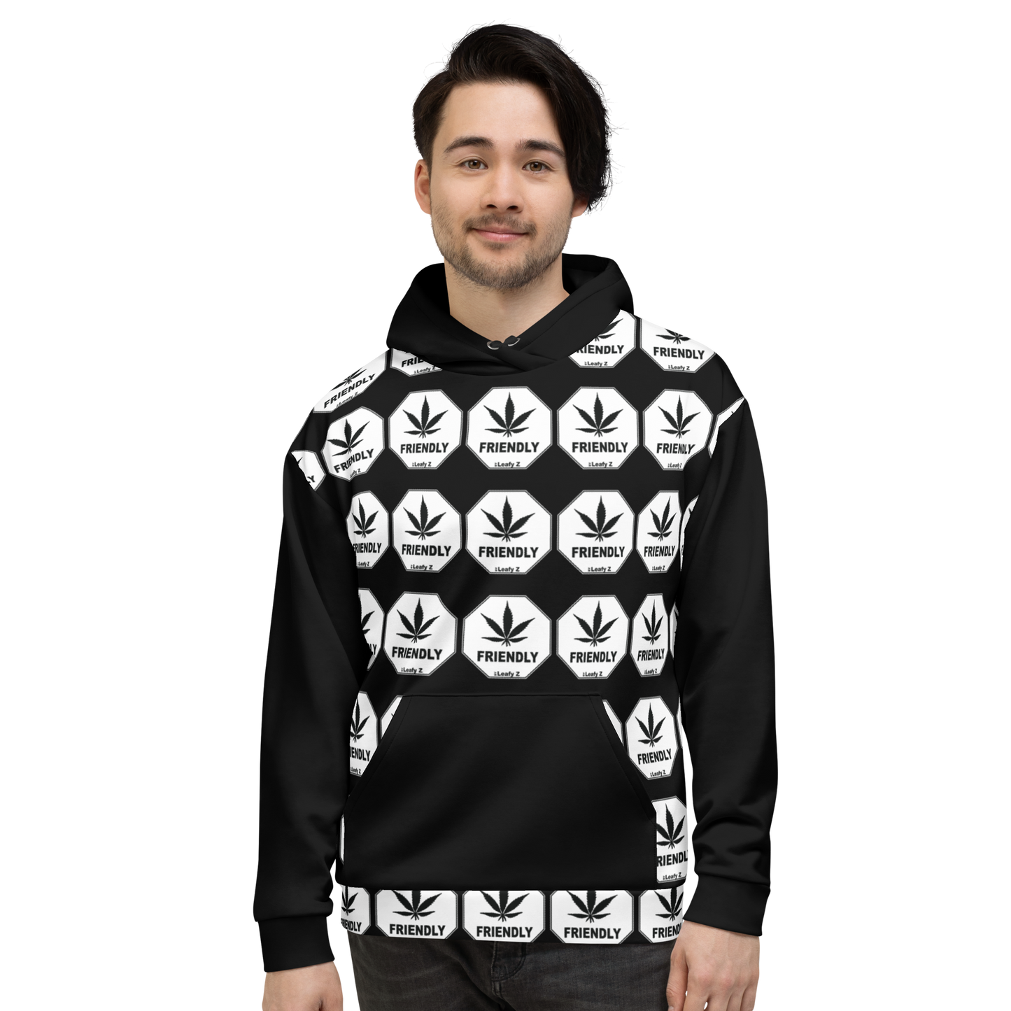 Unisex Hoodie Pot Friendly (B) Hoodie LeafyZ