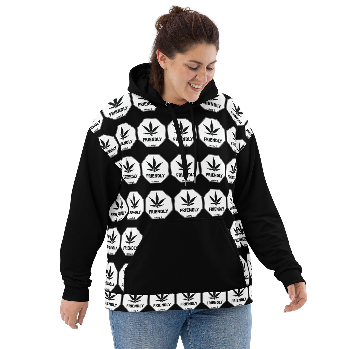 Unisex Hoodie Pot Friendly (B) Hoodie LeafyZ