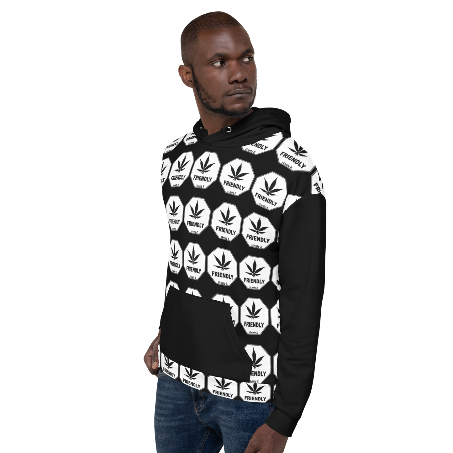 Unisex Hoodie Pot Friendly (B) Hoodie LeafyZ