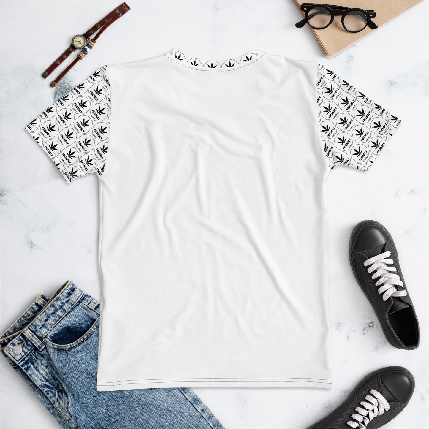 Women's Pothead T-shirt LeafyZ Pot Friendly