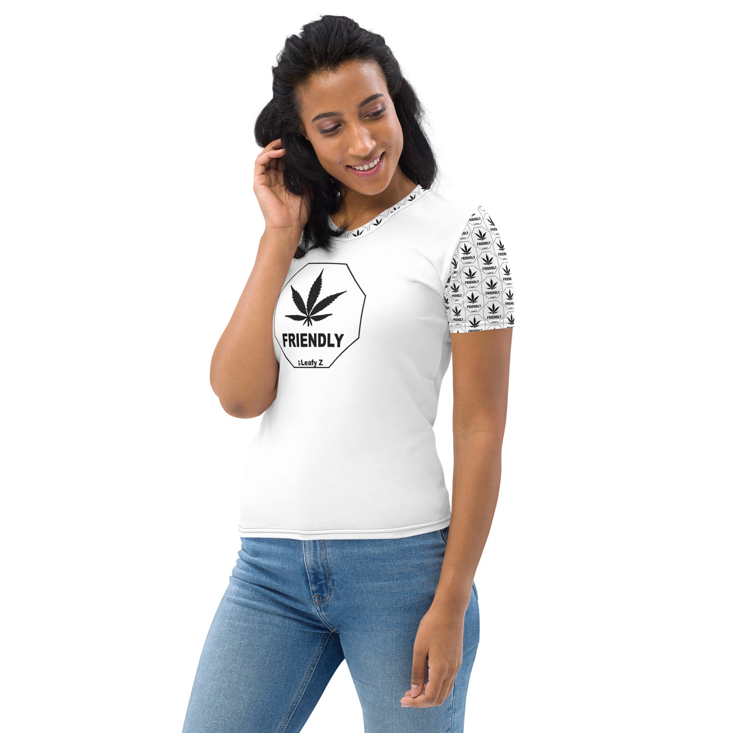 Women's Pothead T-shirt LeafyZ Pot Friendly