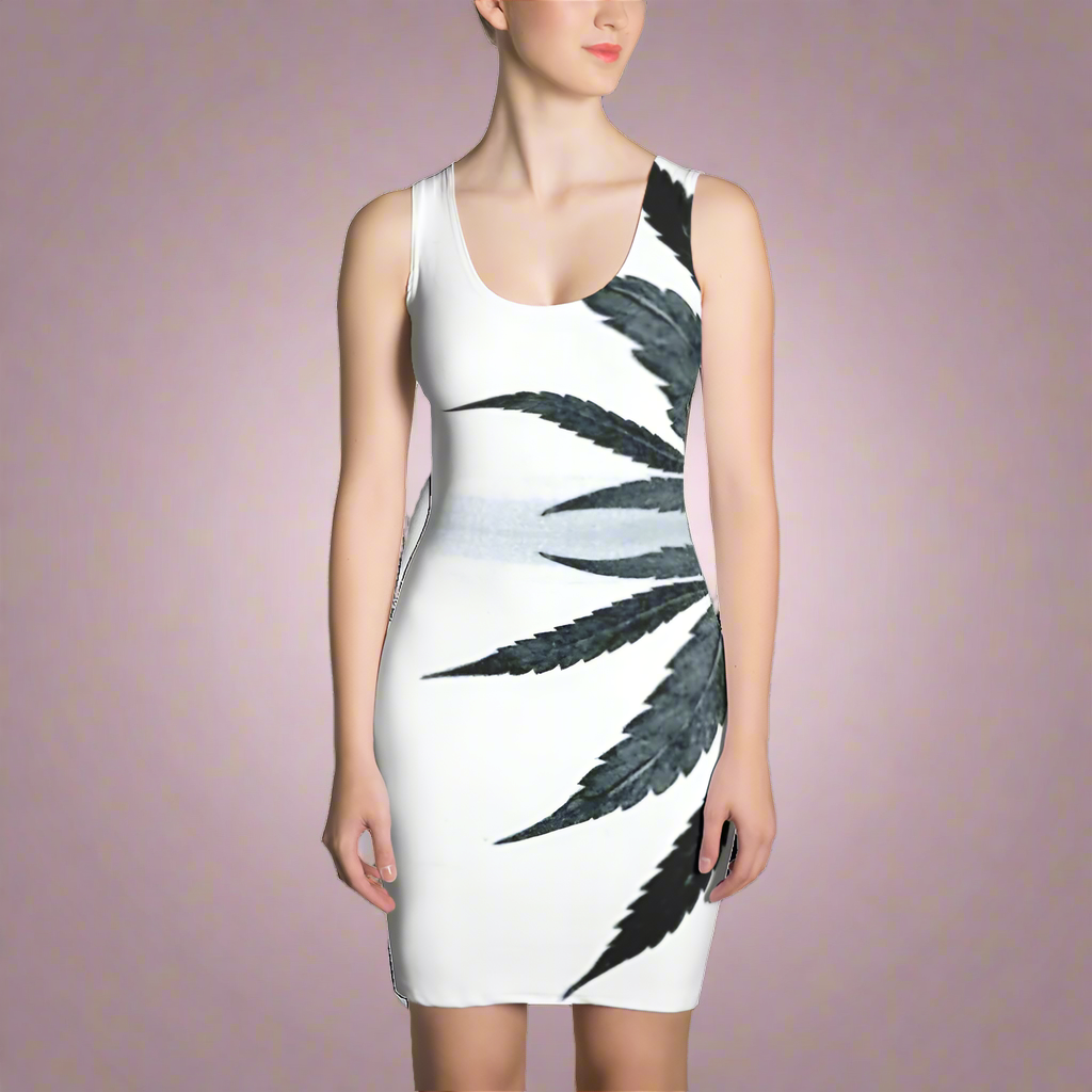 Designer Dress Fashion Cannabis Couture LeafyZ