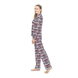 Women's Satin Pajamas (AOP)