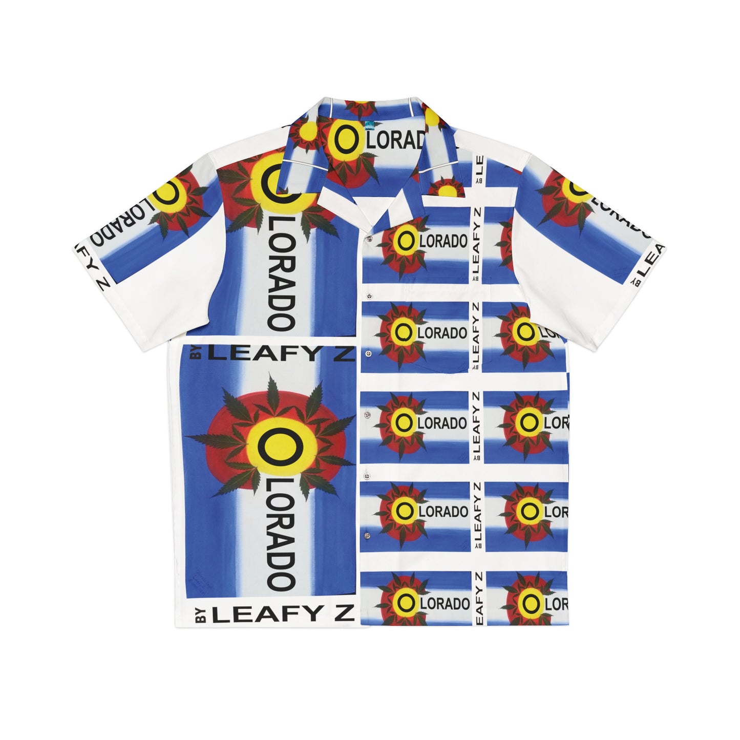 Men's Hawaiian Shirt (AOP) - Colorado Certified Collection