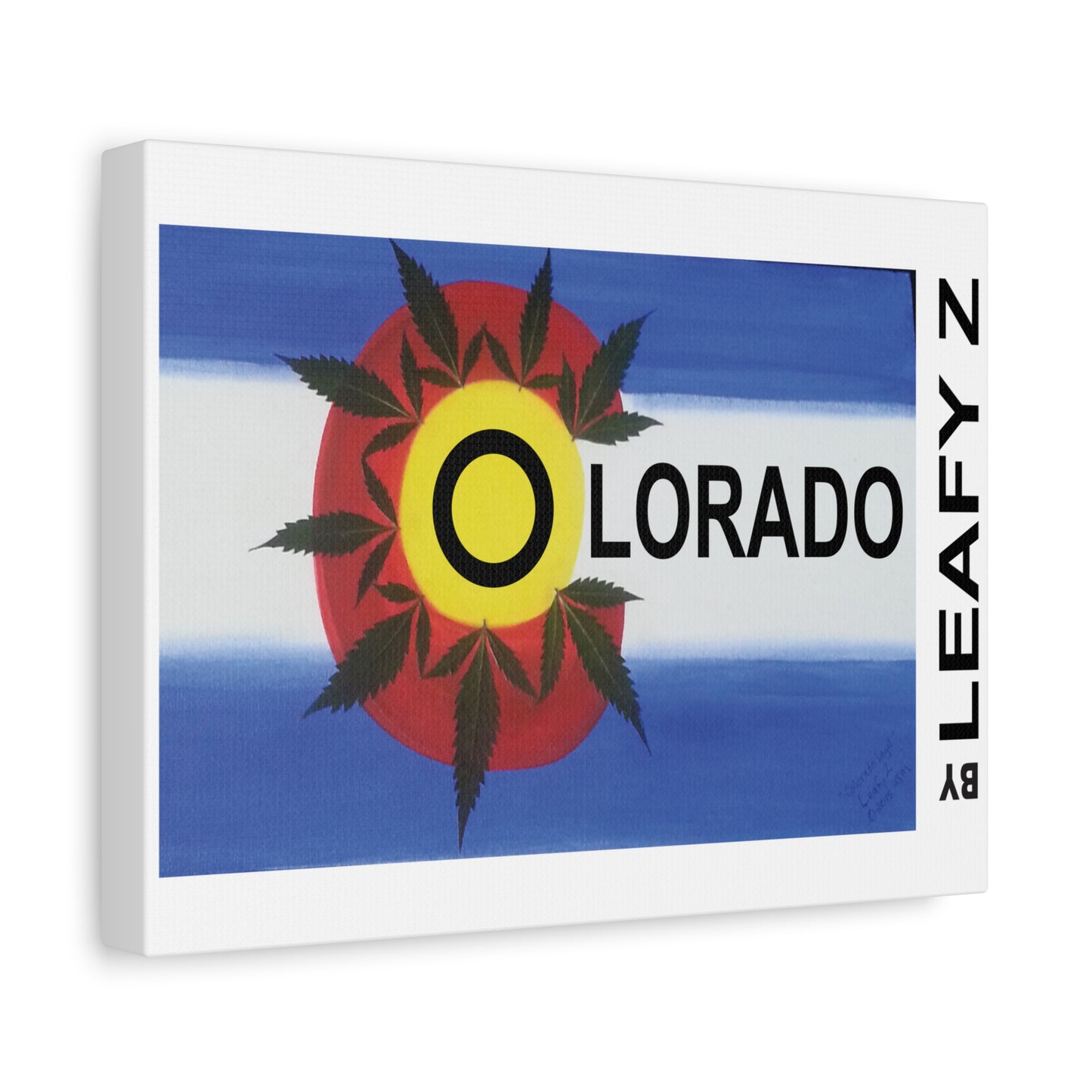 Matte Canvas, Stretched, 1.25" - Colorado LeafyZ Art 2025