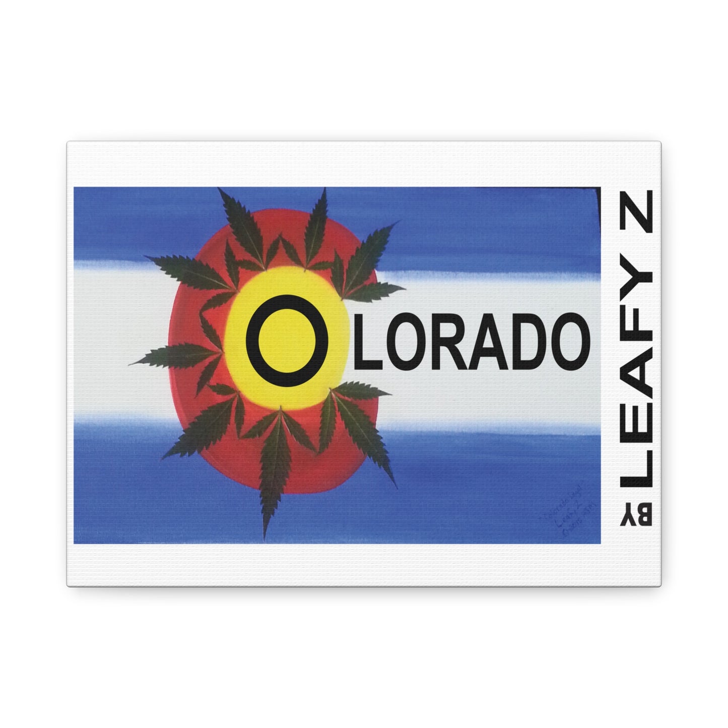 Matte Canvas, Stretched, 1.25" - Colorado LeafyZ Art 2025