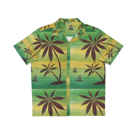 pothead Men's Hawaiian Shirt (AOP)