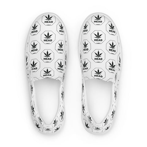 Pothead men’s pot head slip-on canvas shoes