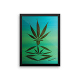 Wall art unique gift idea Framed poster MEDICINE MAN By LEAFY Z High Class Decor