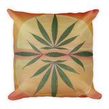 Orange Sunrise Throw Pillow