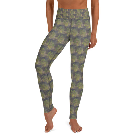 CannaMo Pothead Fashion Yoga Leggings Leafy Z Designs