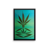 Wall art unique gift idea Framed poster MEDICINE MAN By LEAFY Z High Class Decor