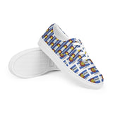 Colorado flag pothead women’s lace-up canvas shoes