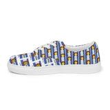 Colorado flag pothead women’s lace-up canvas shoes