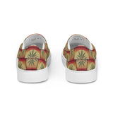 Pothead women’s orange sunrise slip-on canvas shoes