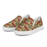 Pothead women’s orange sunrise slip-on canvas shoes