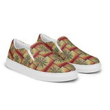 Pothead women’s orange sunrise slip-on canvas shoes